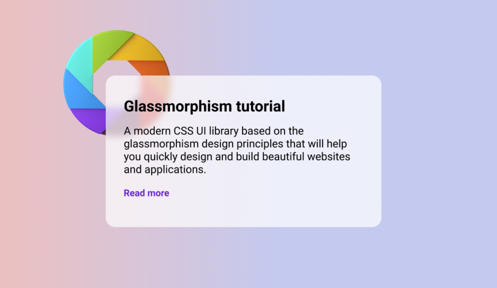 什么是毛玻璃效果（Glassmorphism）？仅使用 HTML 和 CSS 来实现